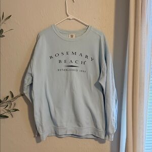 Comfort Colors Sky Blue Crewneck Sweater